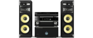 enceinte-hifi-stereo noir